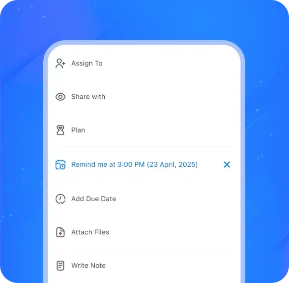Smart reminders and automated notifications to keep tasks on schedule and deadlines met
